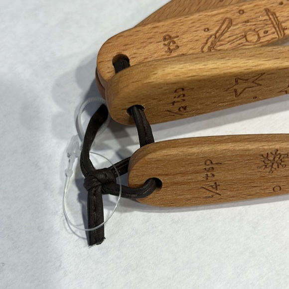 GANZ Wood Measuring Spoon Set - Picture 4 of 5